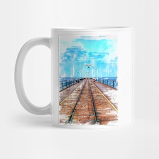 Big Pier By The Ocean Mug